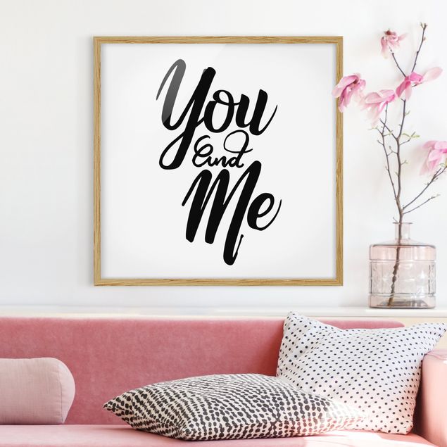 Ingelijste posters You And Me