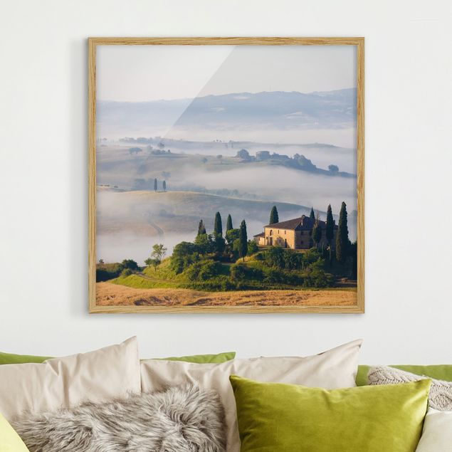 Ingelijste posters Country Estate In The Tuscany