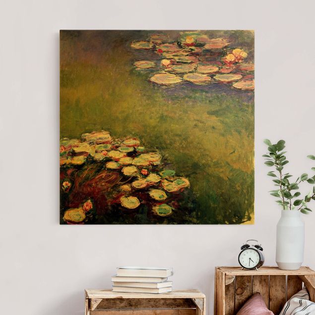Canvas schilderijen Claude Monet - Water Lilies