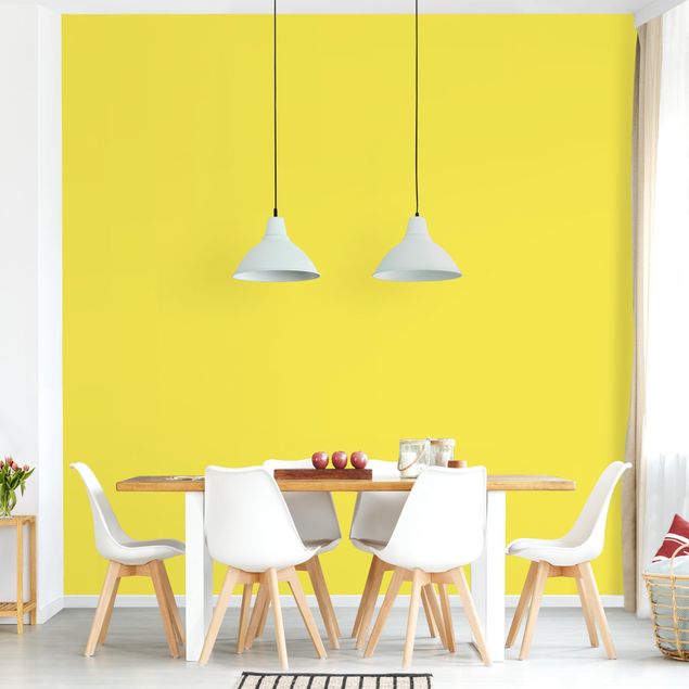 Fotobehang Colour Lemon Yellow