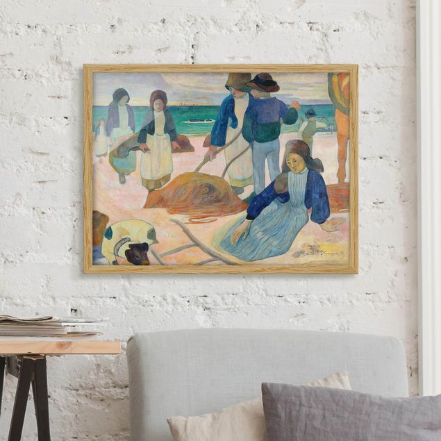 Ingelijste posters Paul Gauguin - The Kelp Gatherers (Ii)