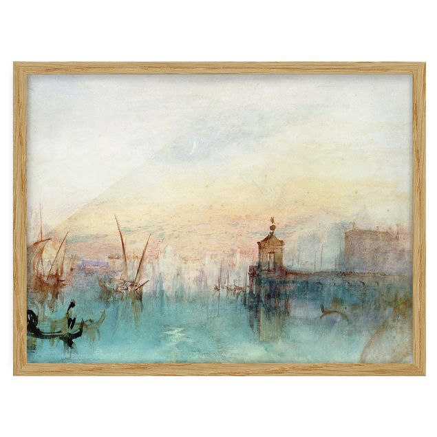 Ingelijste posters William Turner - Venice With A First Crescent Moon