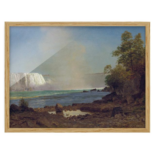 Ingelijste posters Albert Bierstadt - Niagara Falls