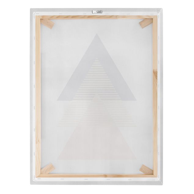 Canvas schilderijen Three Triangles