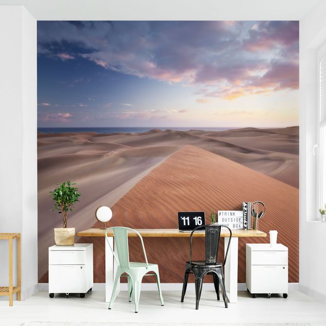 Fotobehang View Of Dunes