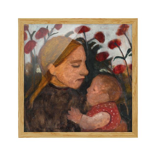 Ingelijste posters Paula Modersohn-Becker - Girl with Child