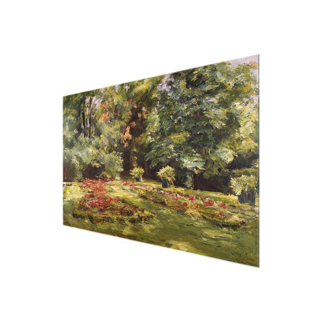 Glasschilderijen Max Liebermann - Flower Terrace Wannseegarten
