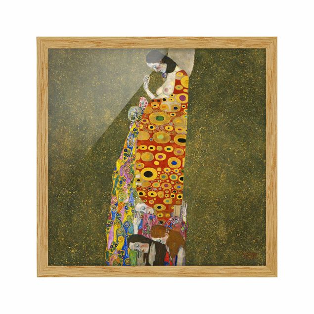 Ingelijste posters Gustav Klimt - Hope II