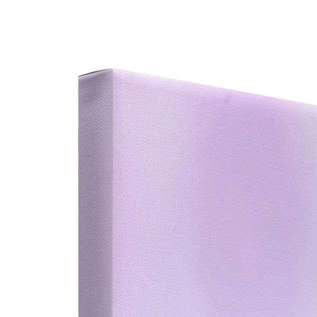 Canvas schilderijen - 3-delig Purple Orchid On Water