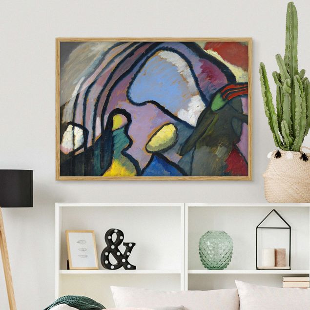 Ingelijste posters Wassily Kandinsky - Study For Improvisation 10