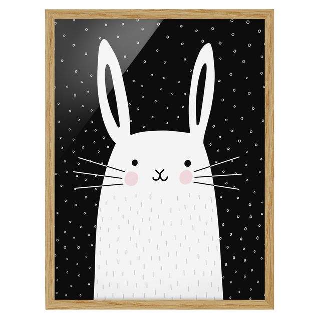 Ingelijste posters Zoo With Patterns - Hase