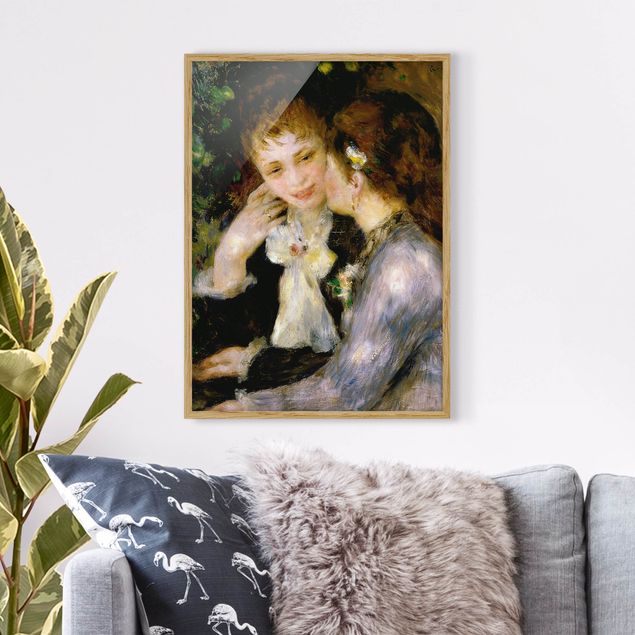 Ingelijste posters Auguste Renoir - Confidences