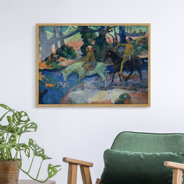 Ingelijste posters Paul Gauguin - Escape, The Ford