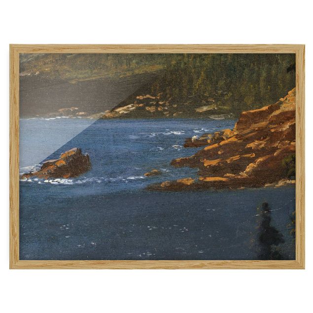 Ingelijste posters Albert Bierstadt - California Coast