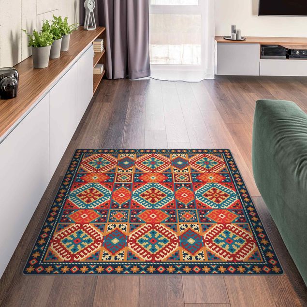 tapijt perzische stijl Colourful Kilim Rug