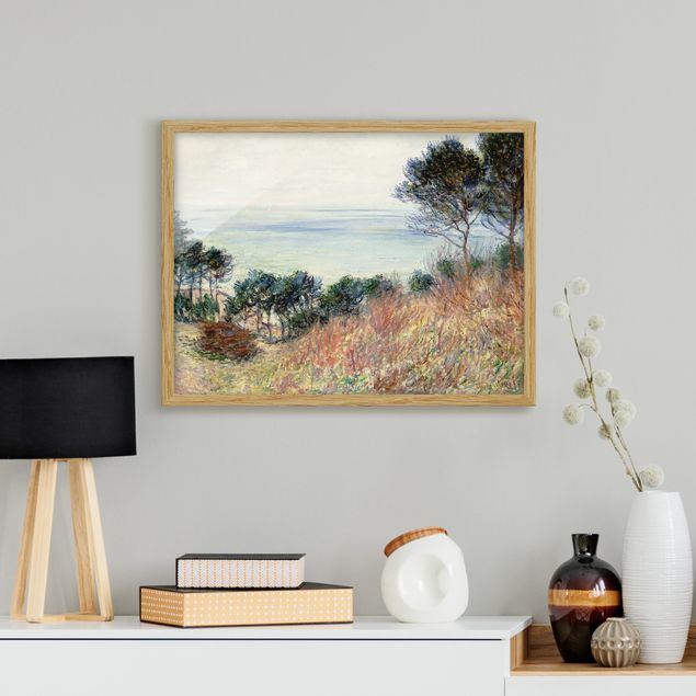Ingelijste posters Claude Monet - The Coast Of Varengeville