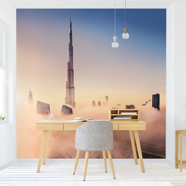 Fotobehang Heavenly Dubai Skyline
