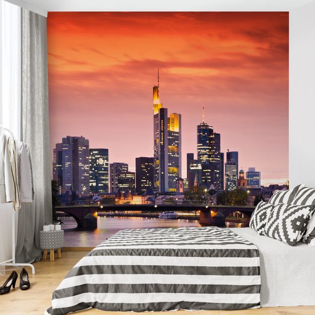 Fotobehang Frankfurt Skyline