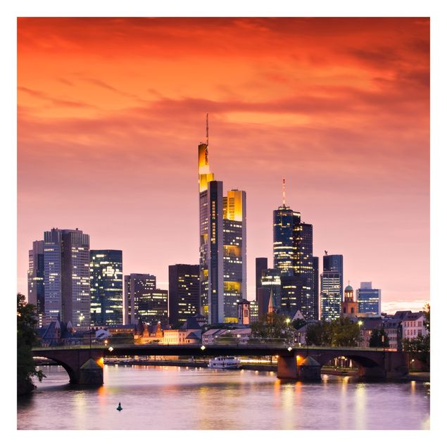 Fotobehang Frankfurt Skyline