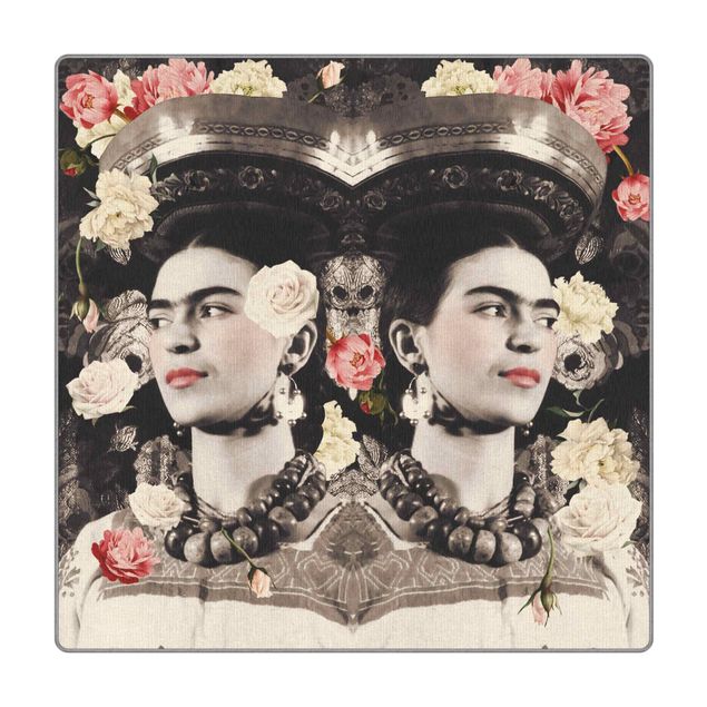 natuur tapijt Frida Kahlo - Flower Flood