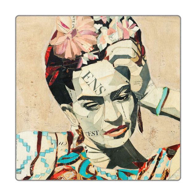 Vloerkleed - Frida Kahlo - Collage No.1