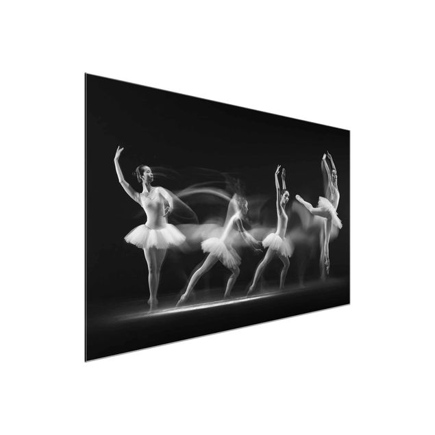 Glasschilderijen Ballerina Art Wave