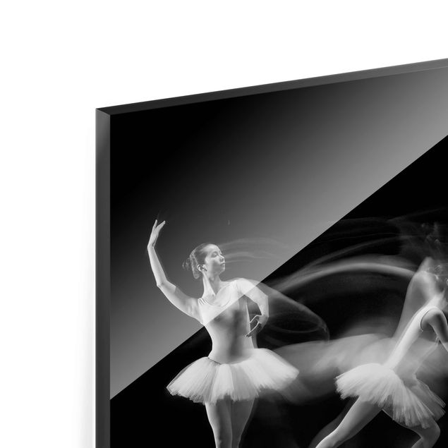 Glasschilderijen Ballerina Art Wave