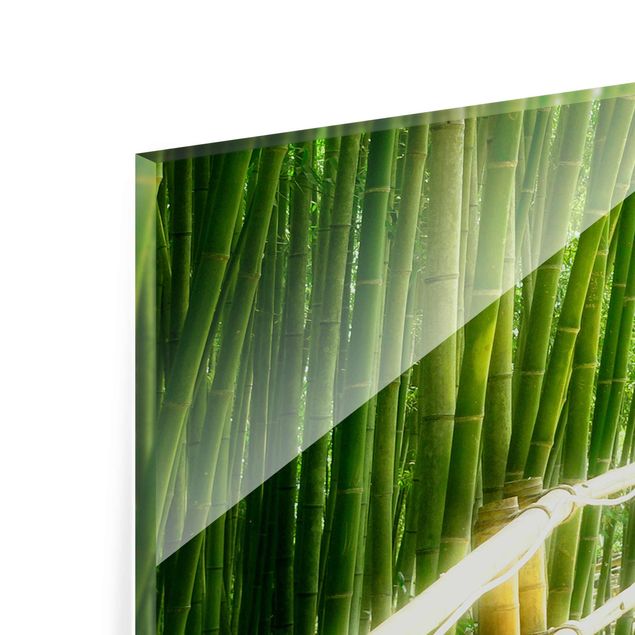 Glasschilderijen Bamboo Way