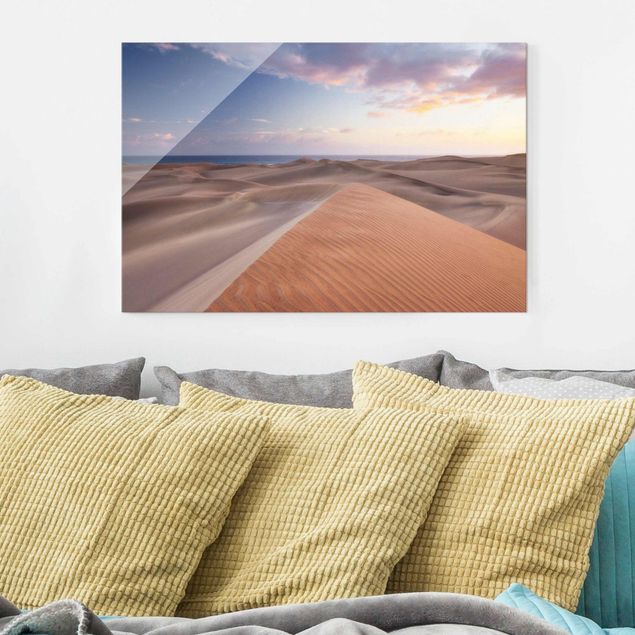Glasschilderijen View Of Dunes