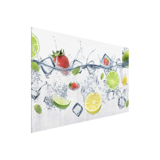 Glasschilderijen Fruit Cocktail