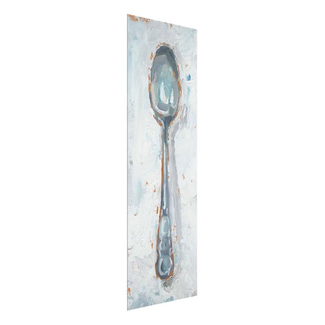Glasschilderijen Impressionistic Cutlery - Spoon
