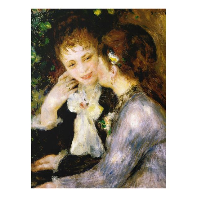 Glasschilderijen Auguste Renoir - Confidences
