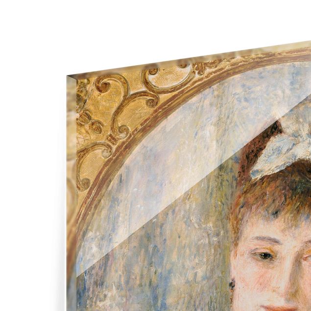Glasschilderijen Auguste Renoir - Portrait of Marie Murer
