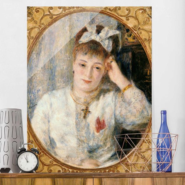 Glas Magnettafel Auguste Renoir - Portrait of Marie Murer