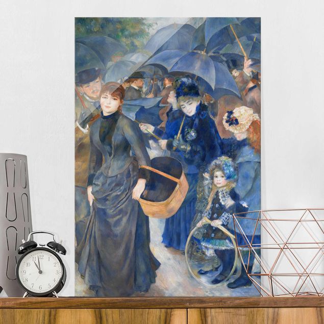 Glas Magnettafel Auguste Renoir - Umbrellas