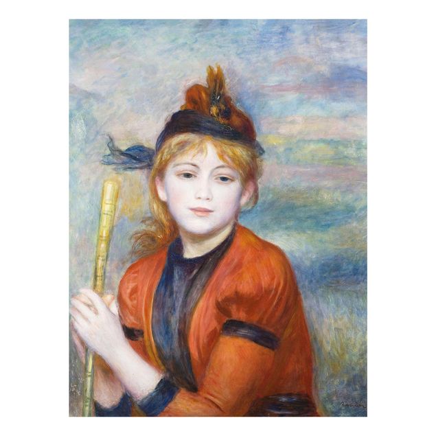 Glasschilderijen Auguste Renoir - The Excursionist
