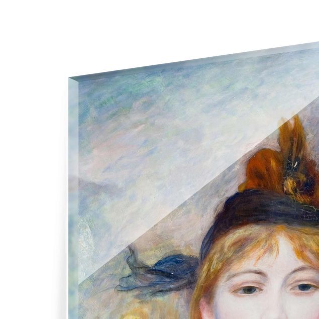 Glasschilderijen Auguste Renoir - The Excursionist