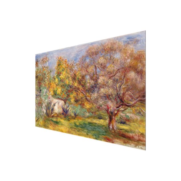 Glasschilderijen Auguste Renoir - Olive Garden