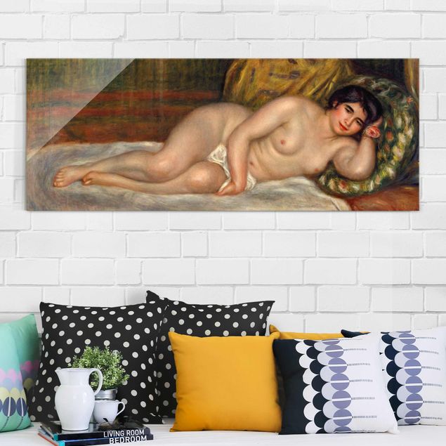 Magnettafel Glas Auguste Renoir - Nude Lying, The Source