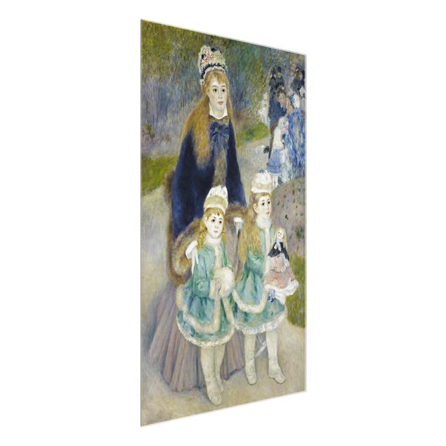 Glasschilderijen Auguste Renoir - Mother and Children (The Walk)