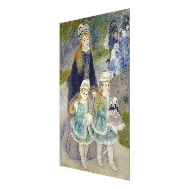 Glasschilderijen Auguste Renoir - Mother and Children (The Walk)