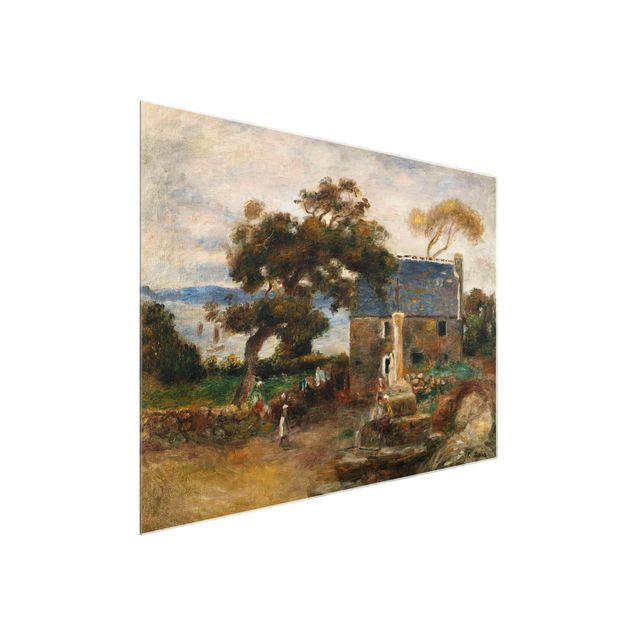 Glasschilderijen Auguste Renoir - Treboul Near Douardenez, Brittany