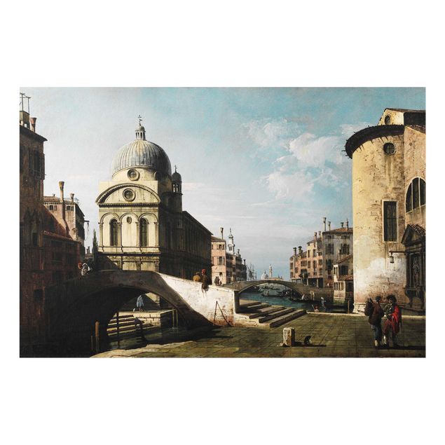Glasschilderijen Bernardo Bellotto - Venetian Capriccio