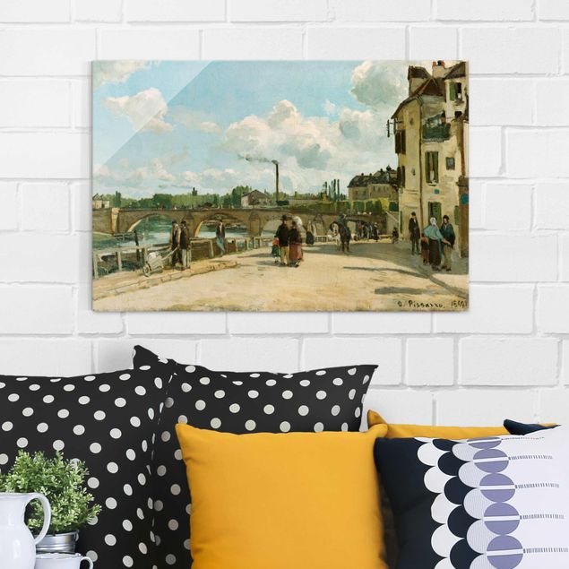 Magnettafel Glas Camille Pissarro - View Of Pontoise
