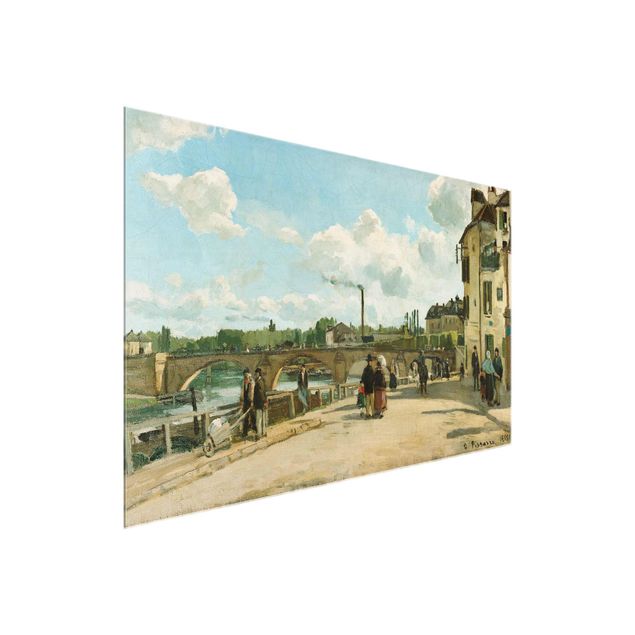 Glasschilderijen Camille Pissarro - View Of Pontoise