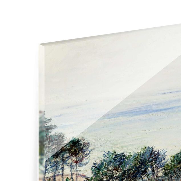 Glasschilderijen Claude Monet - The Coast Of Varengeville
