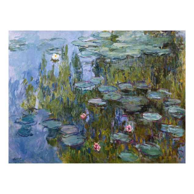 Glasschilderijen Claude Monet - Water Lilies (Nympheas)