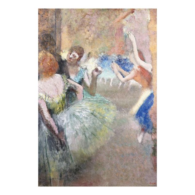 Glasschilderijen Edgar Degas - Ballet Scene