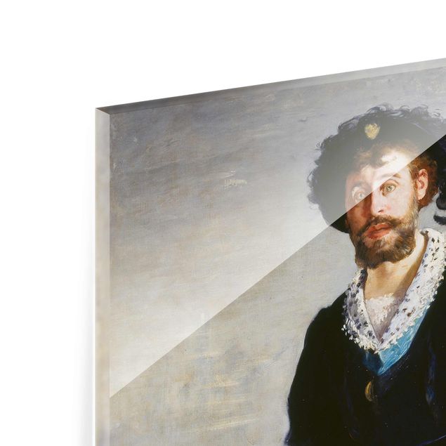 Glasschilderijen Edouard Manet - Jean-Baptiste Faure in the Role of Hamlet