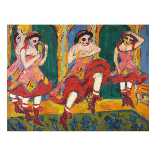 Glasschilderijen Ernst Ludwig Kirchner - Czardas Dancers